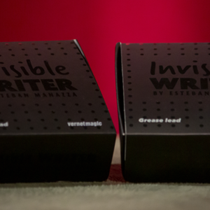Vernet Magic cuenta con la línea más completa de escritores. Pero faltaba uno, hasta ahora: un escritor indetectable bajo un riguroso escrutinio. Nos enorgullece presentar: ¡Invisible Writer de Esteban Manazza! Permite nuevas manipulaciones que hacen al escritor "invisible".